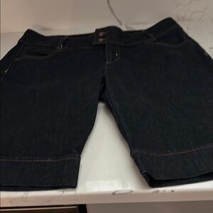 DKNY Women's Dark Blue Jean Shorts